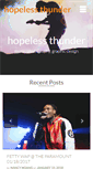 Mobile Screenshot of hopelessthunder.org